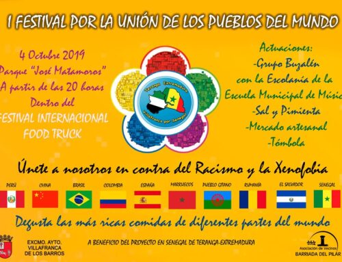 VILLAFRANCA DE LOS BARROS – Este viernes la Asociación Teranga Extremadura llevará acabo el primer «Festival por la Unión de los Pueblos del Mundo».