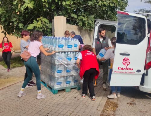 Caritas Mérida Badajoz volcada con Valencia