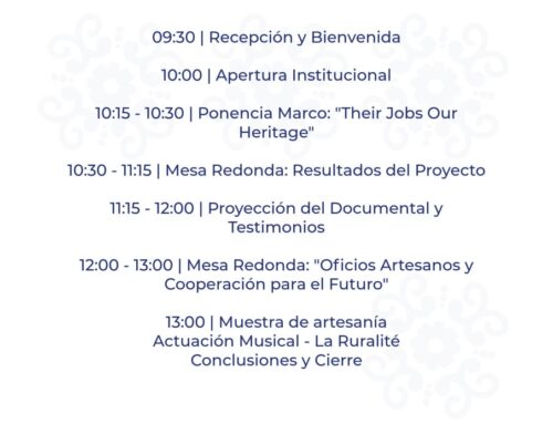 EL MUVI ACOGERÁ EL VIERNES EL EVENTO FINAL DEL PROYECTO EUROPEO ´THEIR JOBS OUR HERITAGE