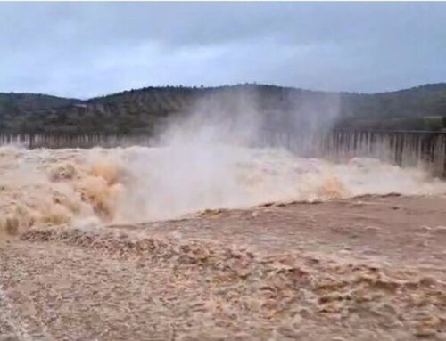 Crecida del embalse de Los Molinos